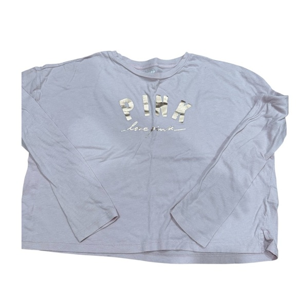 PINK Victoria's Secret Tops - PINK Victoria's Secret pink women Long Sleeve Tee